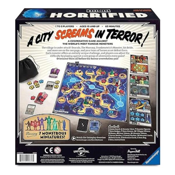 Ravensburger Horrified Juego de mesa de estrategia sobre_3