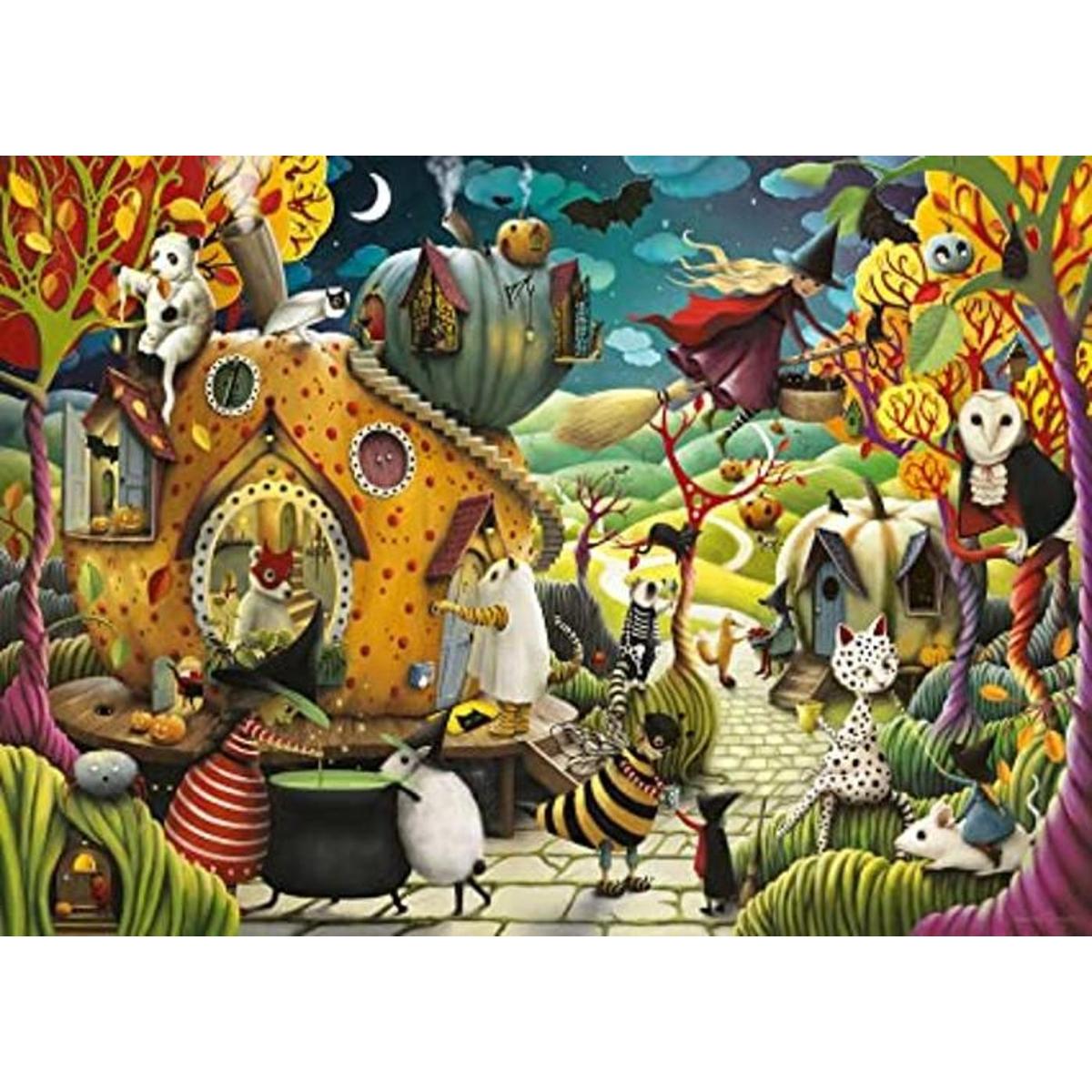 Ravensburger Happy Halloween Rompecabezas de 1000 piezas