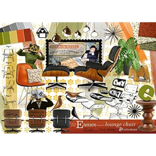 Ravensburger Eames Design Classics Rompecabezas de 1000_1