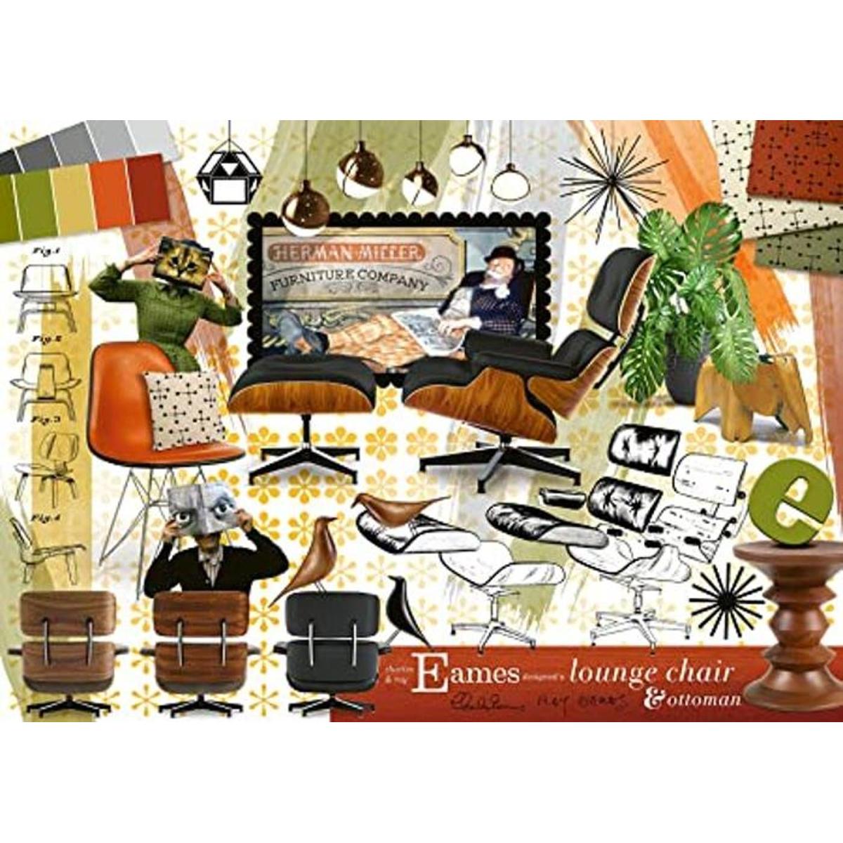 Ravensburger Eames Design Classics Rompecabezas de 1000