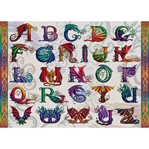 Ravensburger Dragon Alphabet Rompecabezas de 1000 piezas_1