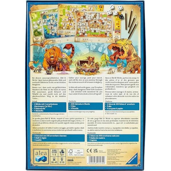 Ravensburger Calabozos dados y peligros un juego de_6