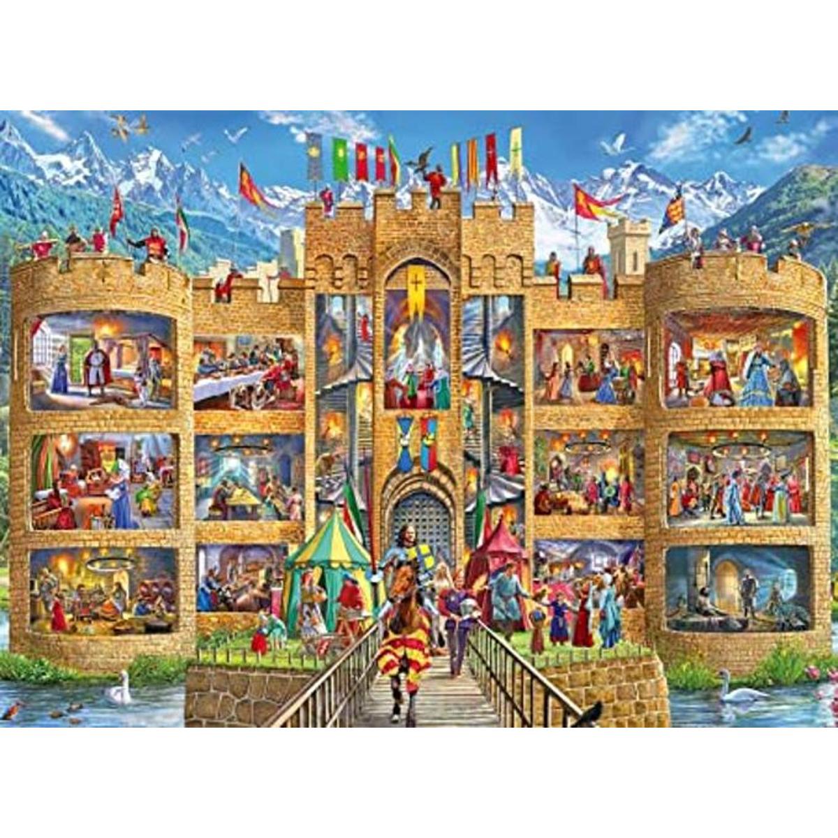 Ravensburger Castle Cutaway Rompecabezas de 150 piezas