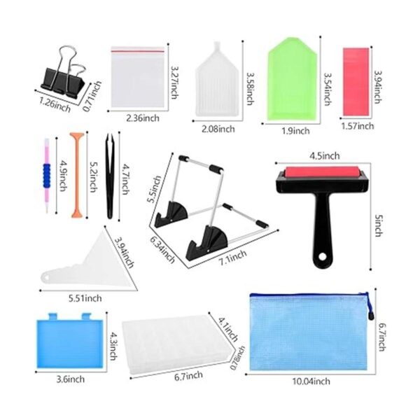 Ratukall Kit de 183 almohadillas de luz de pintura de
