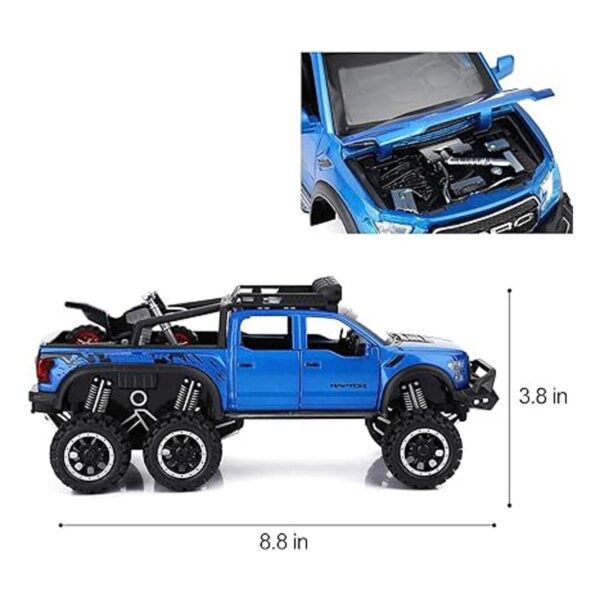 Raptor Pickup Truck Toy Diecast Metal modelo de automóvil_6