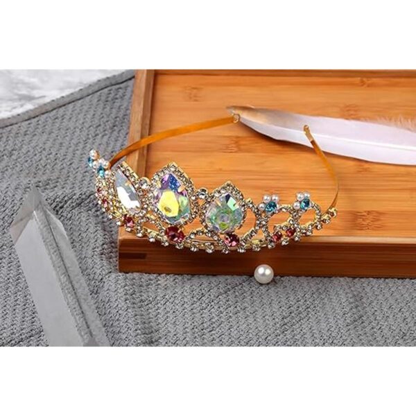 Rapunzel Tiara de princesa corona y collar de princesa_2