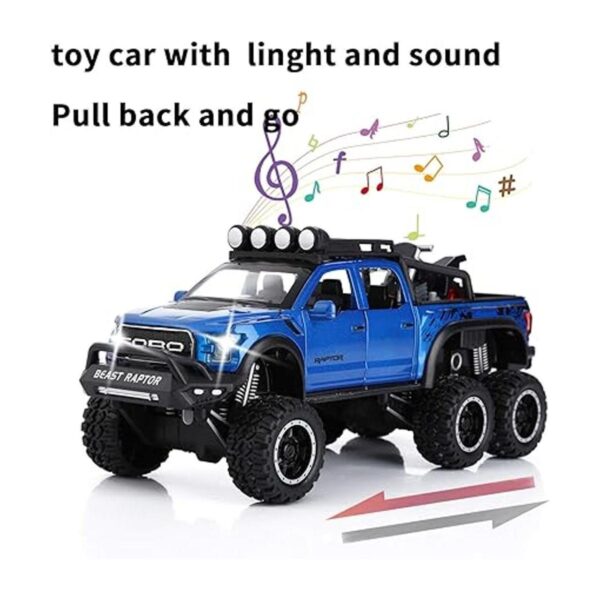 Raptor Pickup Truck Toy Diecast Metal modelo de automóvil_2
