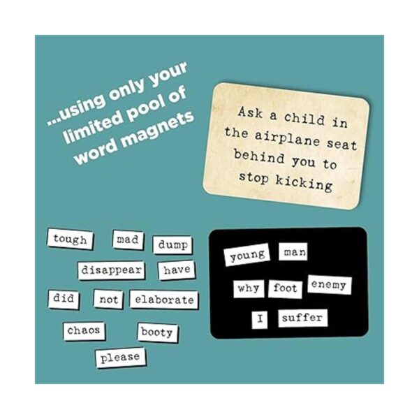 Ransom Notes El juego de fiesta con imán de palabras_4