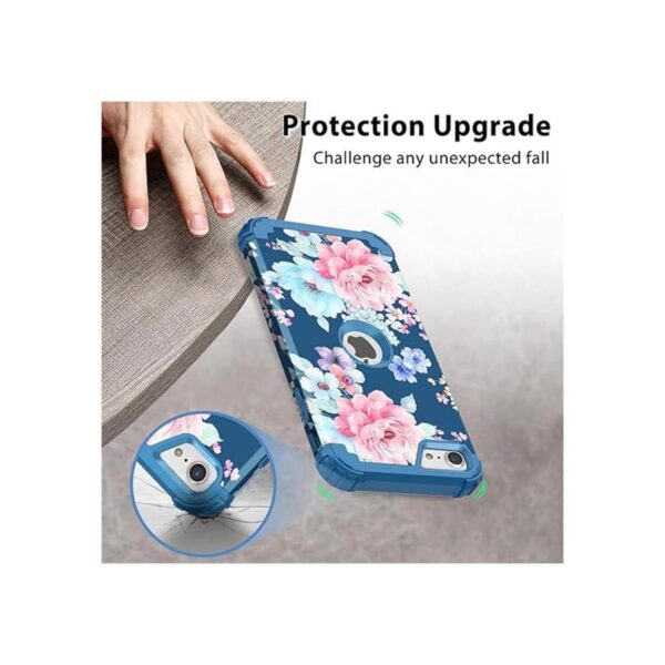 Rancase Funda para iPhone SE 2020 tres capas de_4