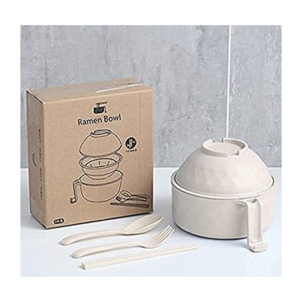 Ramen Cooker Ramen Juego de cuencos con palillos para