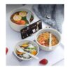 Ramen Cooker Ramen Juego de cuencos con palillos para