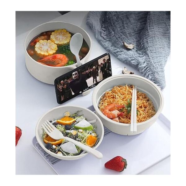Ramen Cooker Ramen Juego de cuencos con palillos para