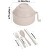 Ramen Cooker Ramen Juego de cuencos con palillos para