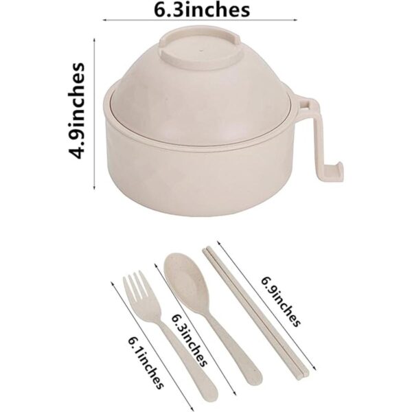 Ramen Cooker Ramen Juego de cuencos con palillos para