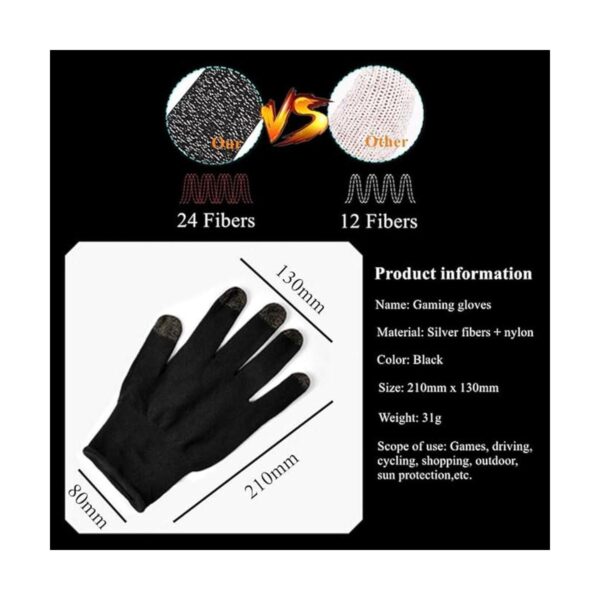 Rakizbe Guantes de juegos para control de juegos móviles