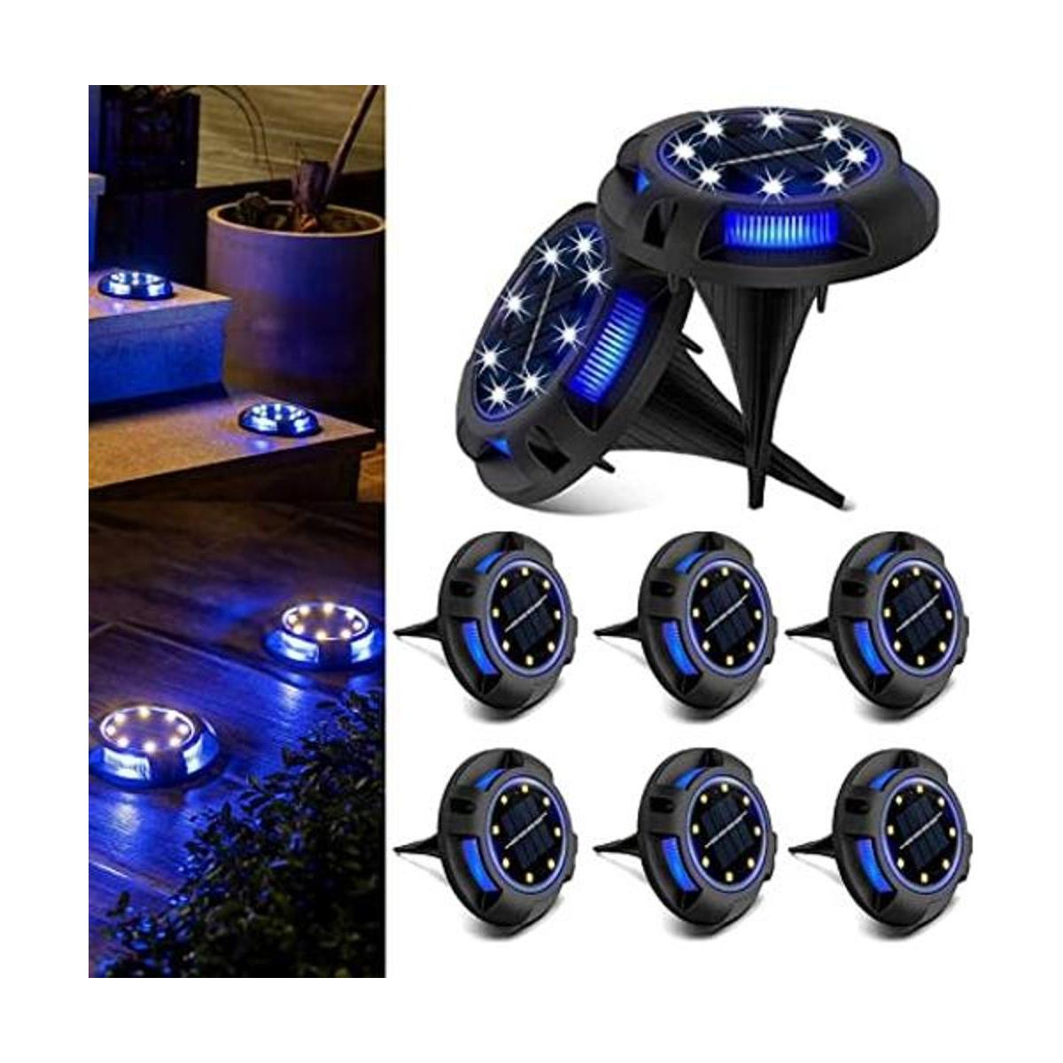 Raising Witt Luces solares de tierra al aire libre 8