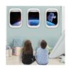 Rajahubri Calcomanías de pared para ventana de astronauta_4
