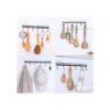 Rainmae Paquete de 2 ganchos de pared adhesivos de cocina