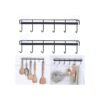 Rainmae Paquete de 2 ganchos de pared adhesivos de cocina