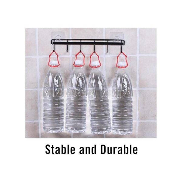 Rainmae Paquete de 2 ganchos de pared adhesivos de cocina