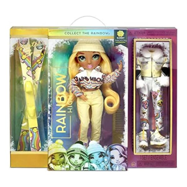 Rainbow High Winter Break Sunny Madison Muñeca y juego de_1