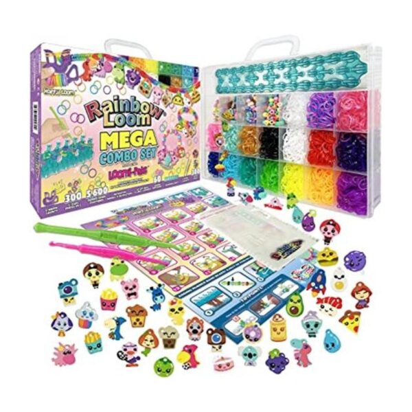 Rainbow Loom LoomiPals MEGA Juego de 60 bonitos dijes_1