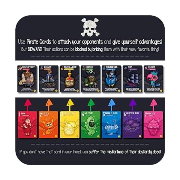 Rainbow Pirates Juego de cartas Nuevo Divertidos_2