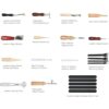 Rain King Kit de herramientas de trabajo de costura de