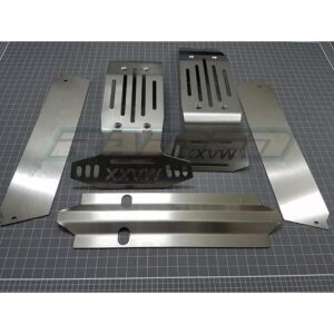 Raidenracing Chasis de acero inoxidable placa deslizante_1