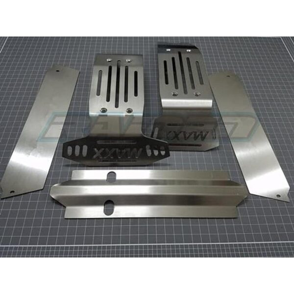 Raidenracing Chasis de acero inoxidable placa deslizante_1