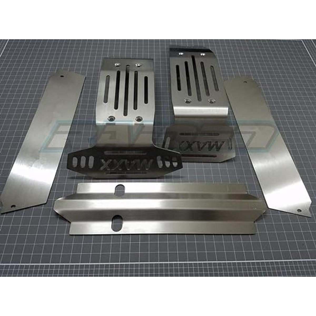 Raidenracing Chasis de acero inoxidable placa deslizante