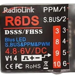 Radiolink R6DS Receptor RC de 24 GHz 6 canales_1