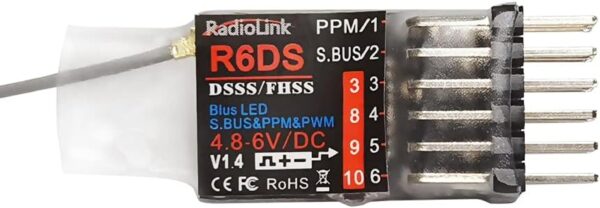 Radiolink R6DS Receptor RC de 24 GHz 6 canales_1