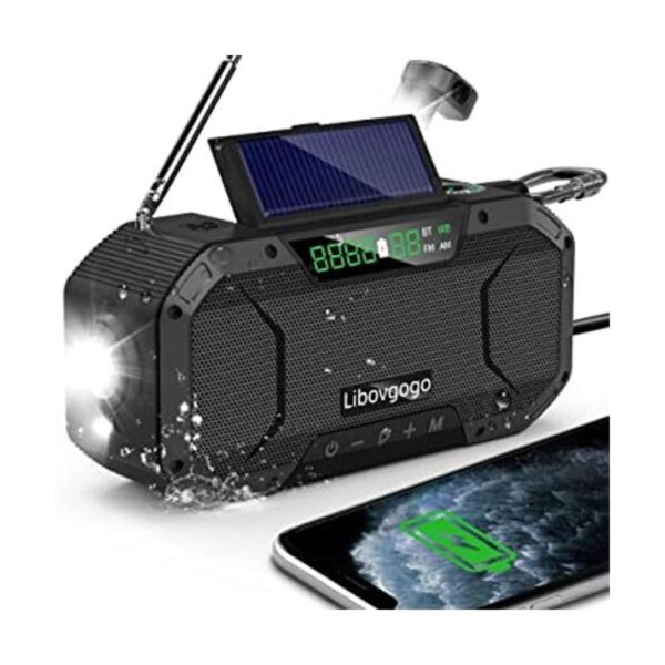Radio de emergencia impermeable altavoz Bluetooth_1