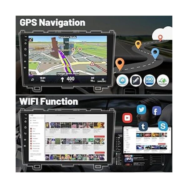 Radio para Honda CRV 2007 2008 2009 2010 2011 estéreo de 9_3