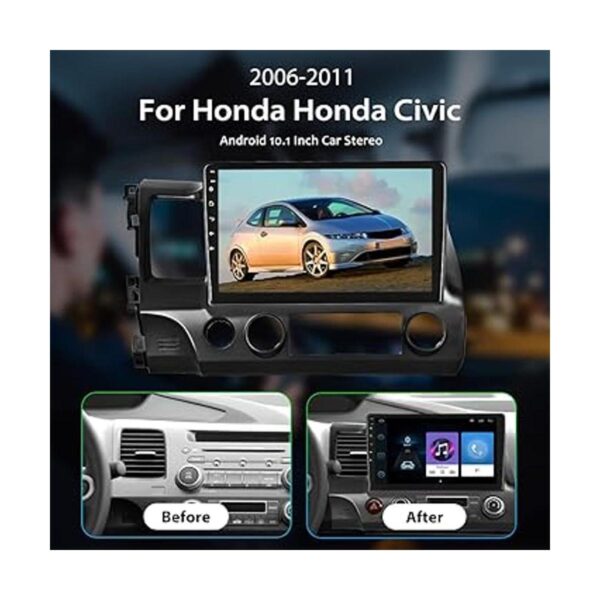 Radio de coche Android 10.0 para Honda Civic 20062011_2