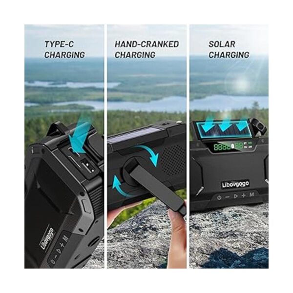 Radio de emergencia impermeable altavoz Bluetooth_6