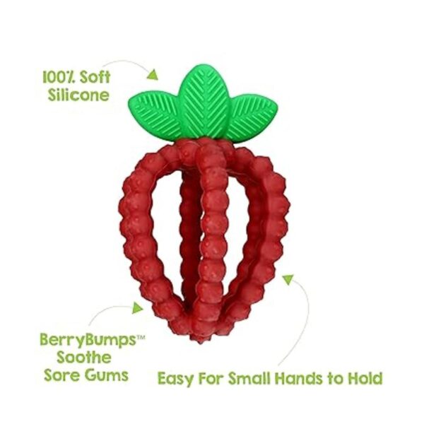 RaZbaby Juguete de dentición de silicona para bebés y_2