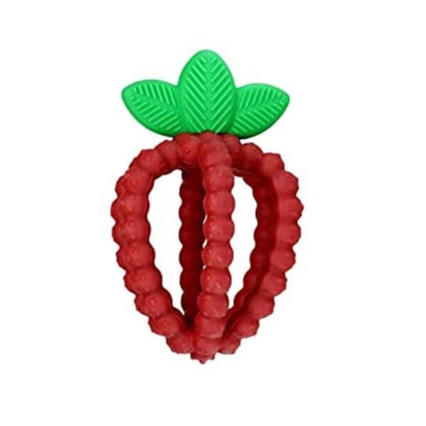 RaZbaby Juguete de dentición de silicona para bebés y_1