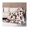 RYNGHIPY Manta con estampado de vaca para sofá o sillón_2
