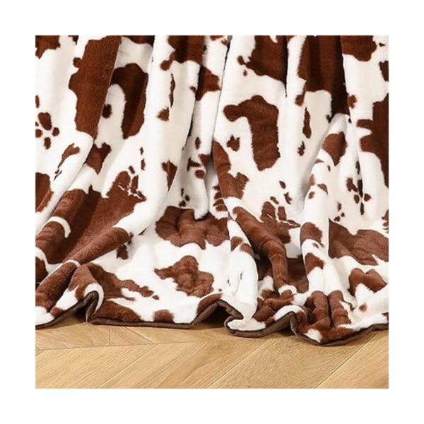 RYNGHIPY Manta con estampado de vaca para sofá o sillón_4