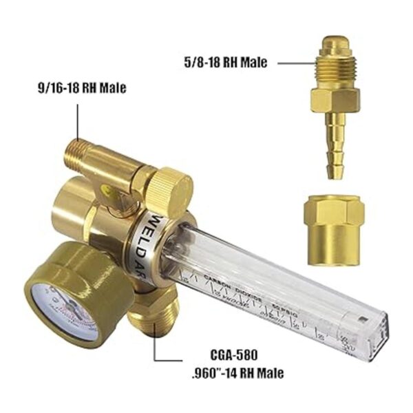 RX WELD Medidor de flujo ArgonCO2 Mig Tig Medidor de gas_2