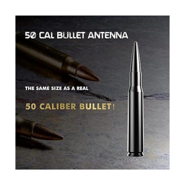 RYDONAIR Antena bala de 50 Cal compatible con Jeep_5