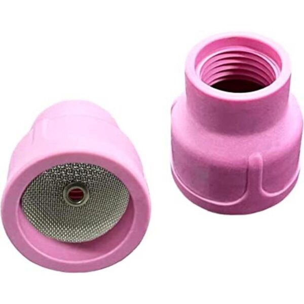RX WELD 12 Taza de soldadura TIG rosa de cerámica_1