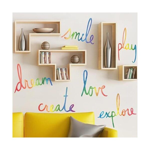 RW60067 coloridas pegatinas inspiradoras para pared Love
