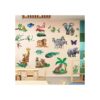 RW1011 3D Jungle Animal Pegatinas de pared Wild Safari_1