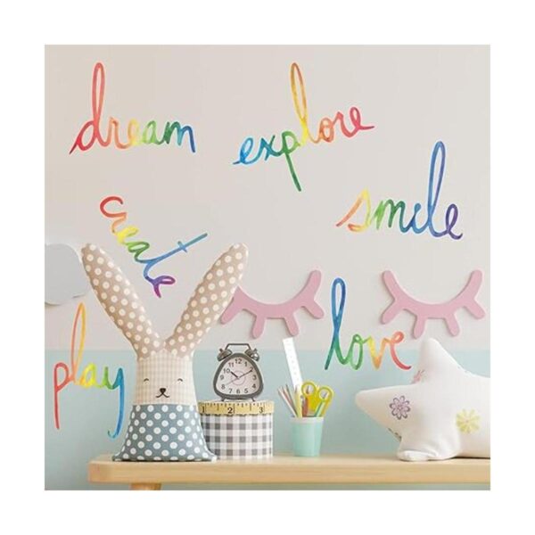 RW60067 coloridas pegatinas inspiradoras para pared Love