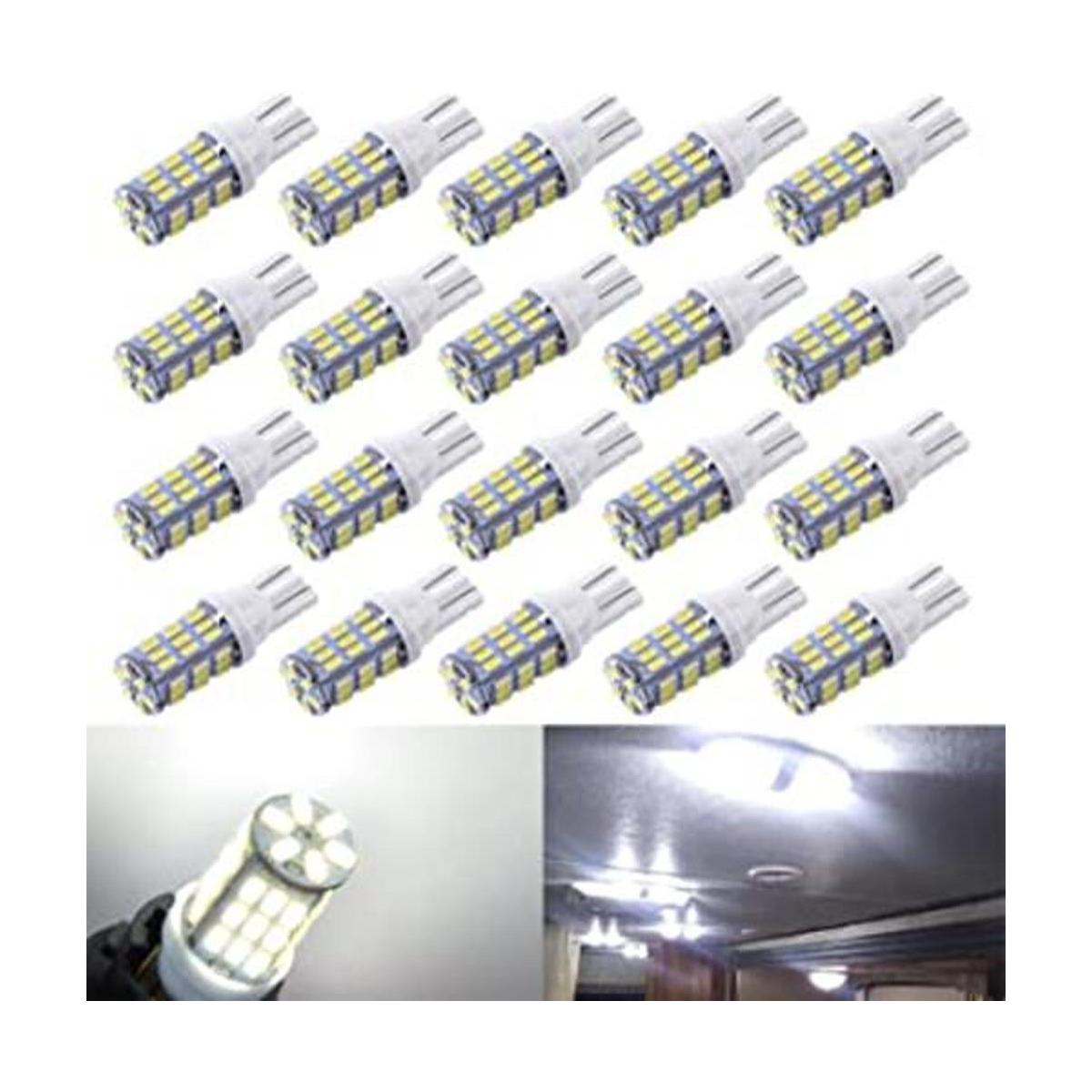 RVBULBZL Bombillas LED T10 921 194 168 xenón blanco