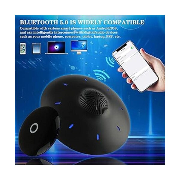 RUIXINDA Altavoz Bluetooth levitante con base de luces_5