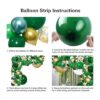RUBFAC Kit de guirnalda de globos de fiesta de selva 152_4